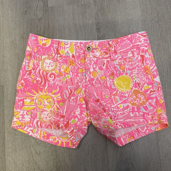 Lilly Pulitzer Callahan 5" Shorts Size 00 More Kinis in the Keys Sun - Picture 1 of 3
